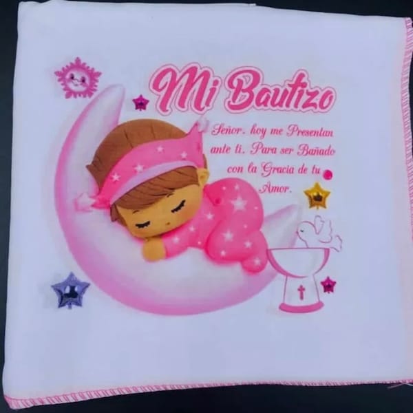 Baptism party Favors 12pcs napkins Recuerdos Para bautizo Christening Favors for girl