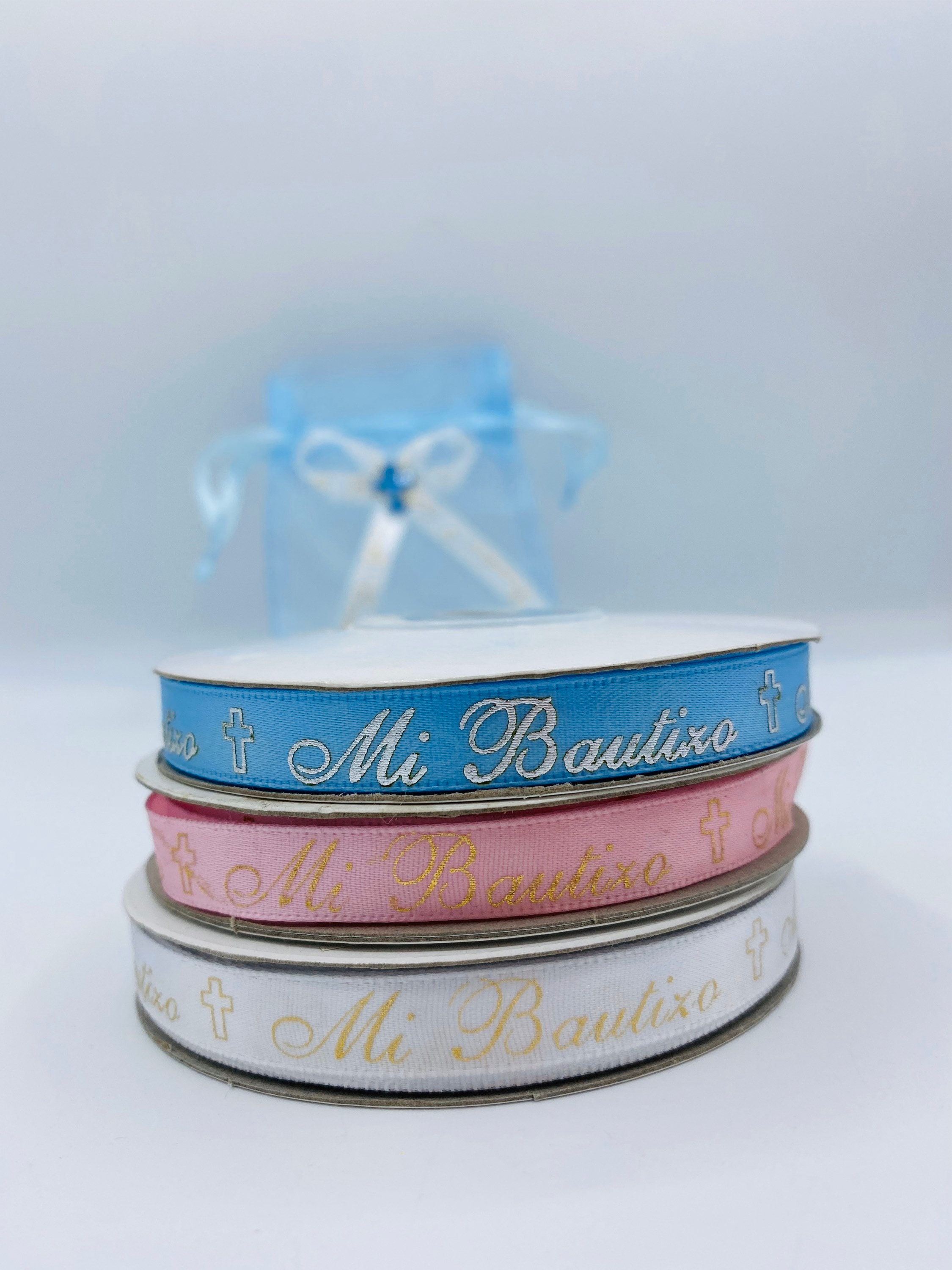 3/8 25 yards MI BautizoSatin Ribbon/Craft supply | Etsy