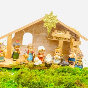 12pcs Christmas Nativity Scene set Figures Resin Figurines Christmas Manger Set Nacimiento del niño Jesus Christmas ornaments