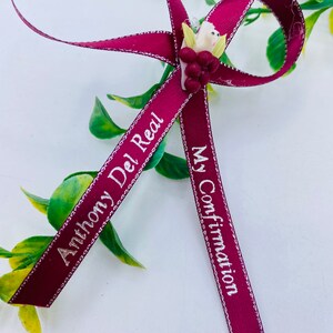 100-50-48-24pcs Confirm Ribbons Personalized Ribbons/listones Grabados ...