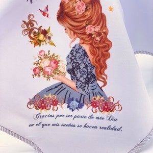 12pcs Quinceanera party Favors napkins Recuerdos Para Quinceanera servilletas