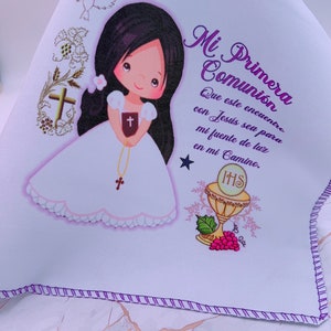 First Holy Communion favors 12pcs Napkins Recuerdos Para primera comunión edición limitada SPANISH