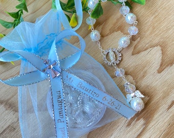 12pcs personalized ribbons/Baptism, first Communion,Listones Personalizados