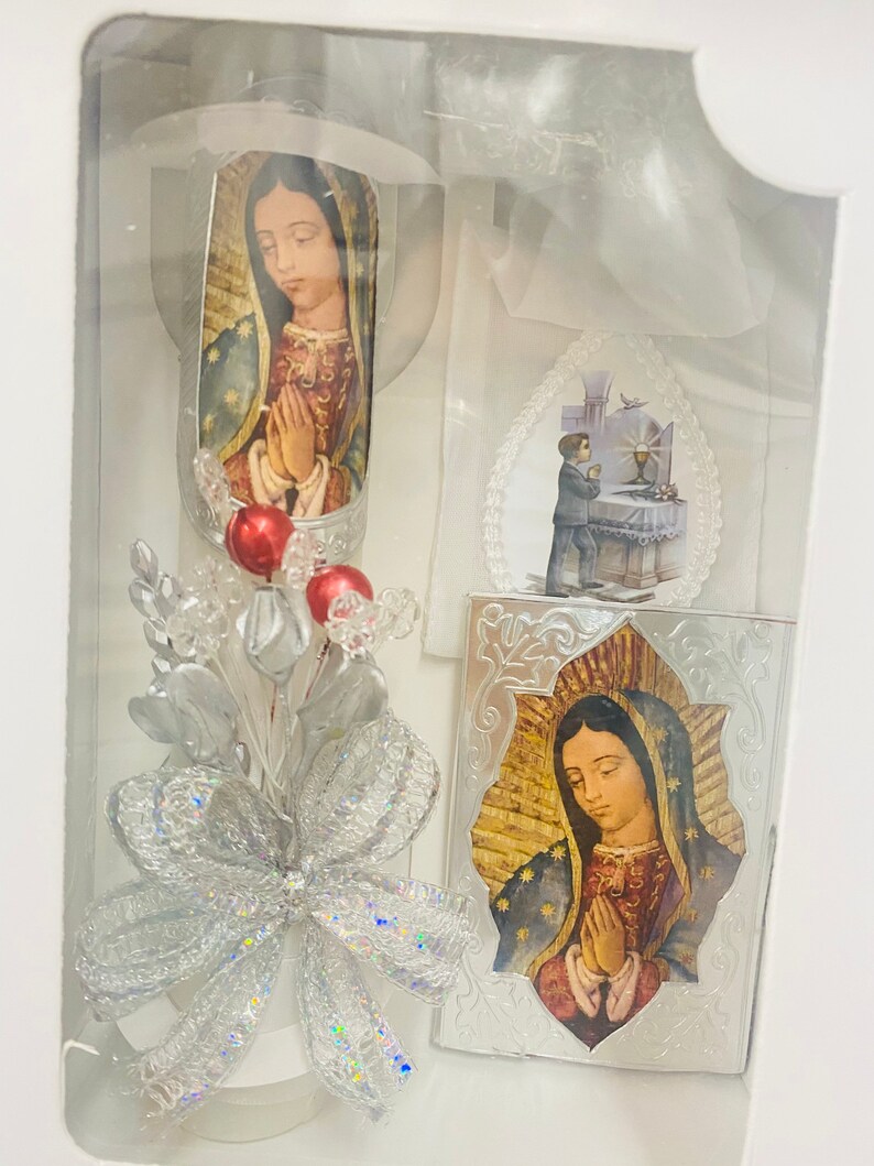 BOYS Sets de velas para primera comuni\u00f3n first communion candle set velas de communion de nina 4pcs Spanish