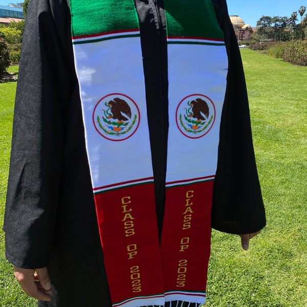 Mexican Graduation Stole Etsy
