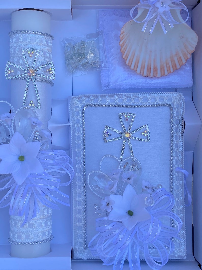 4pcs Baptism Candle Set Virgen De Guadalupe/ Velas Para Etsy