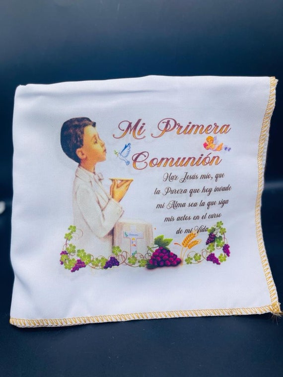 12 RECUERDOS DE PRIMERA COMUNION FIRST HOLY COMMUNION NAPKINS PARTY FAVORS  NIÑO