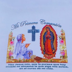 First Holy Communion favors 12pcs Napkins Recuerdos Para primera comunión de niña edición limitada SPANISH