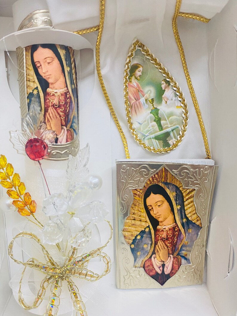 BOYS Sets de velas para primera comuni\u00f3n first communion candle set velas de communion de nina 4pcs Spanish