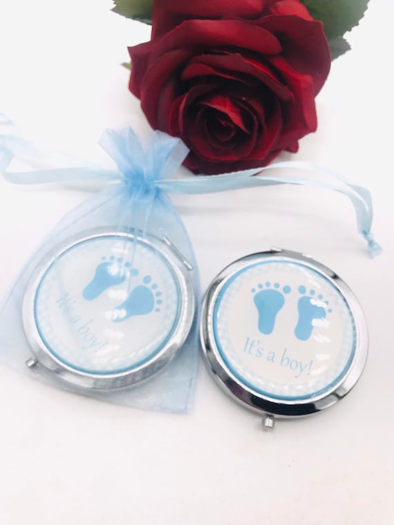 12pcs baby shower Favorece espejos compactos es un niño / recuerdos para baby  showers de nino -  México