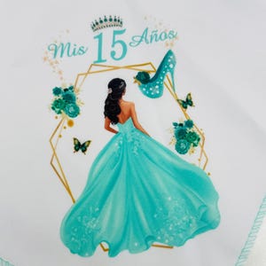 12pcs Recuerdos para quince Años, Quinceañeras party favors servilletas 12x12”