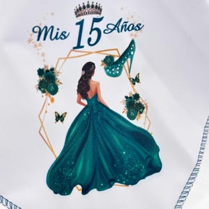 12pcs Recuerdos para quince Años, Quinceañeras party favors servilletas 12x12”