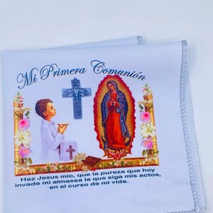 12pcs First Holy Communion Party Favors napkins Recuerdos Para primera comunión de niño