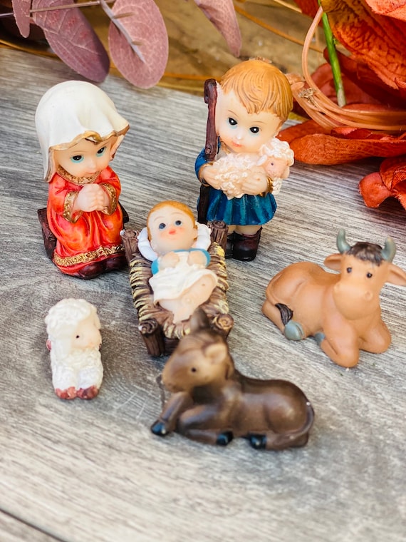 Statuette De Crèche Pailletée – Résine 26 Cm – Noël – SIGNES GRIMALT – Neuve