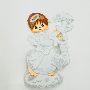 10 Recuerdos para bautizo baptism centerpiece angel foam figures/baptism decorations 8&quot;