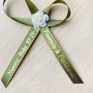 Personalized Ribbon Favors: Baptism, Wedding, Quinceanera