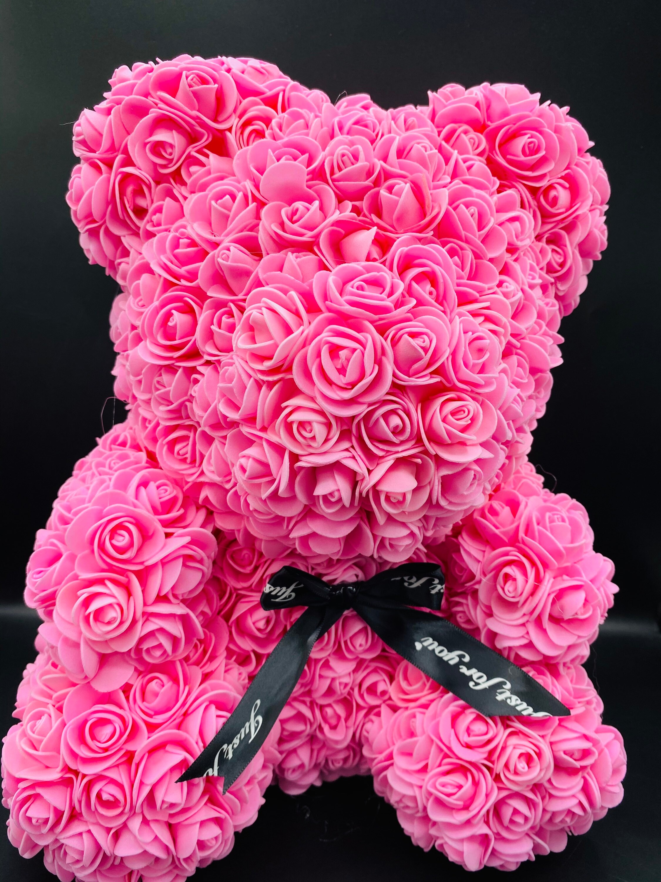 40cm Rose Teddy Bear/Valentines Day Gift/Foam Rose Bear/Gift | Etsy