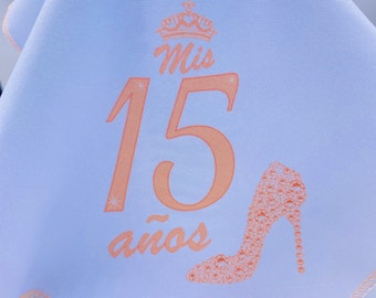 12pcs Quinceanera party Favors napkins Recuerdos Para Quinceanera  servilletas 15 años favors