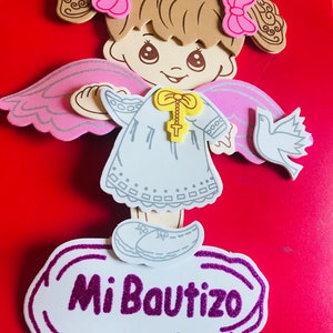10pcs Baptism favors foam decor/goam signs/Recuerdos para bautizo