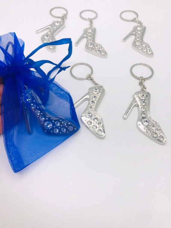 24pcs Quinceanera Party Favors Recuerdos Para Quinceanera/ Baby Blue  /quinceanera Favors Sweet Sixteen/wedding Favors Cinderella Theme 