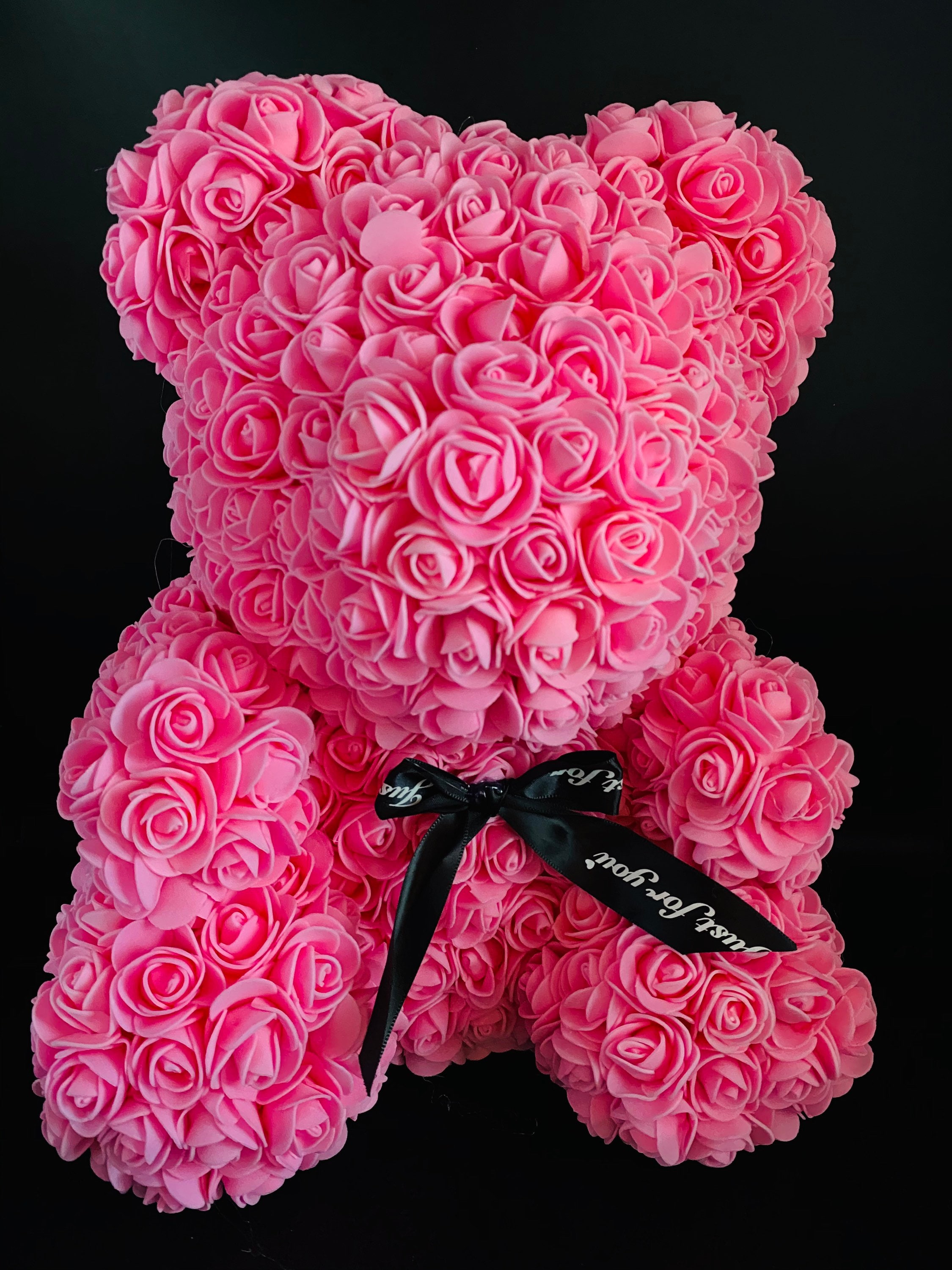 40cm Rose Teddy Bear/Valentines Day Gift/Foam Rose Bear/Gift | Etsy