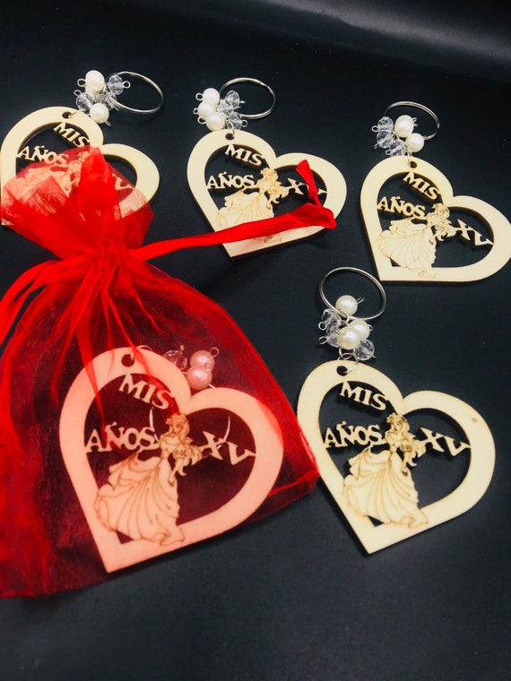 12pcs Recuerdos Para Quinceañera Quinceañera Favors Ideas Recuerdos Para  Quinceanera Wood Keychain FREE BAGS -  Sweden