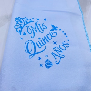 12 Light Blue Quinceanera Napkins: Party Favors, 15 Años Recuerdos