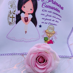 First Holy Communion favors 12pcs Napkins Recuerdos Para primera comunión edición limitada SPANISH