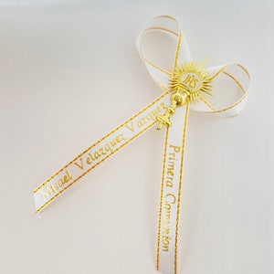48-36-24-12pcs Personalized Ribbons/baptism, Bautizo/confirmation,first ...
