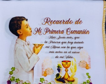 12 RECUERDOS DE PRIMERA COMUNION 1ST COMMUNION NAPKINS PARTY FAVORS NIÑO