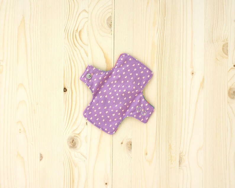 15,5 Cm 6'' Organic Panty Liners Set of 3, 5 or 7, Reusable Cloth