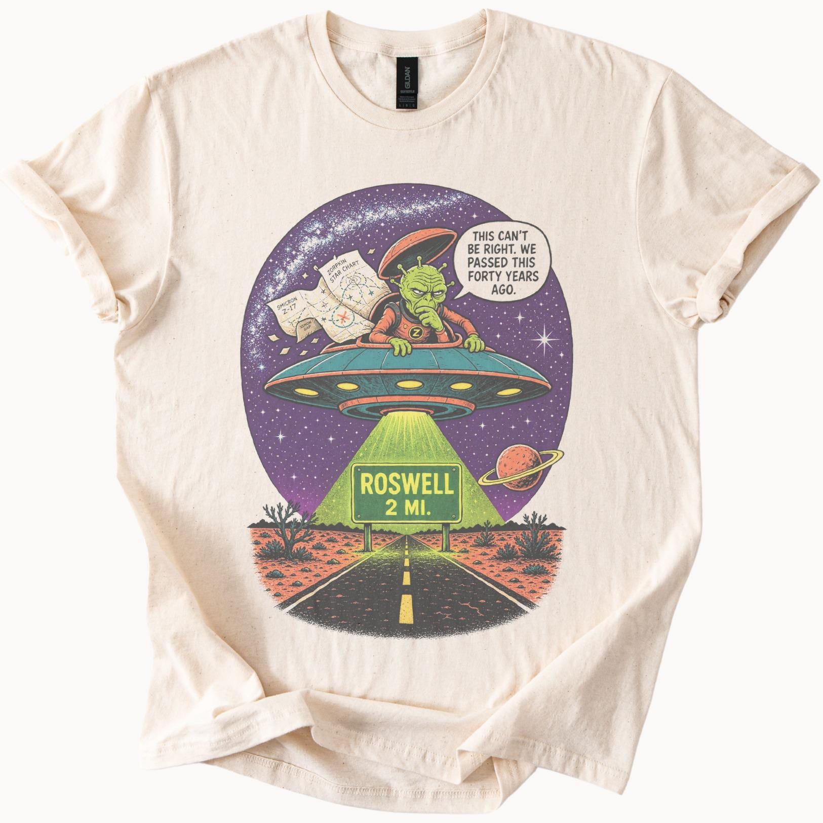 Vintage Green Alien Shirt - Etsy