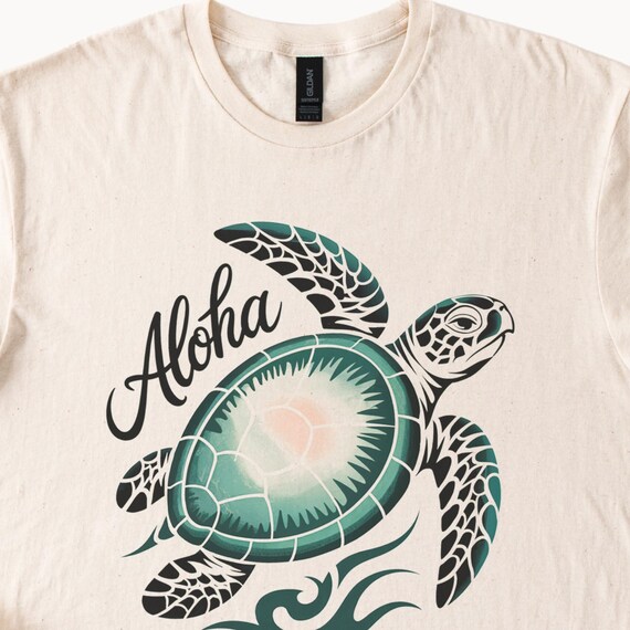 アロハ ウミガメ Tシャツ 海好きのためのTシャツ ビーチバケーション