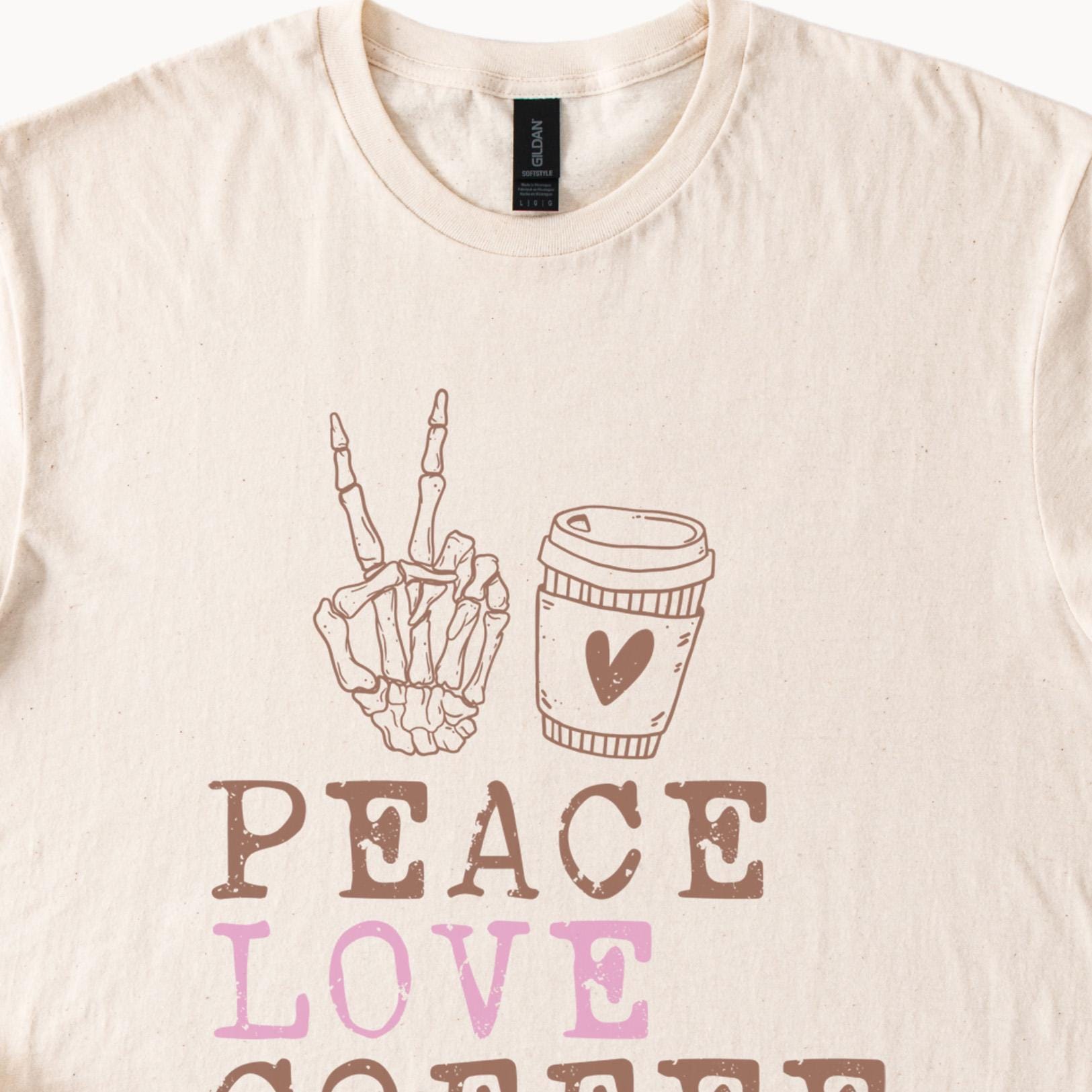 MARK & LONA LOVE PEACE スカルデザイン シャツ MARK & LONA LOVE PEACE スカルデザイン シャツ