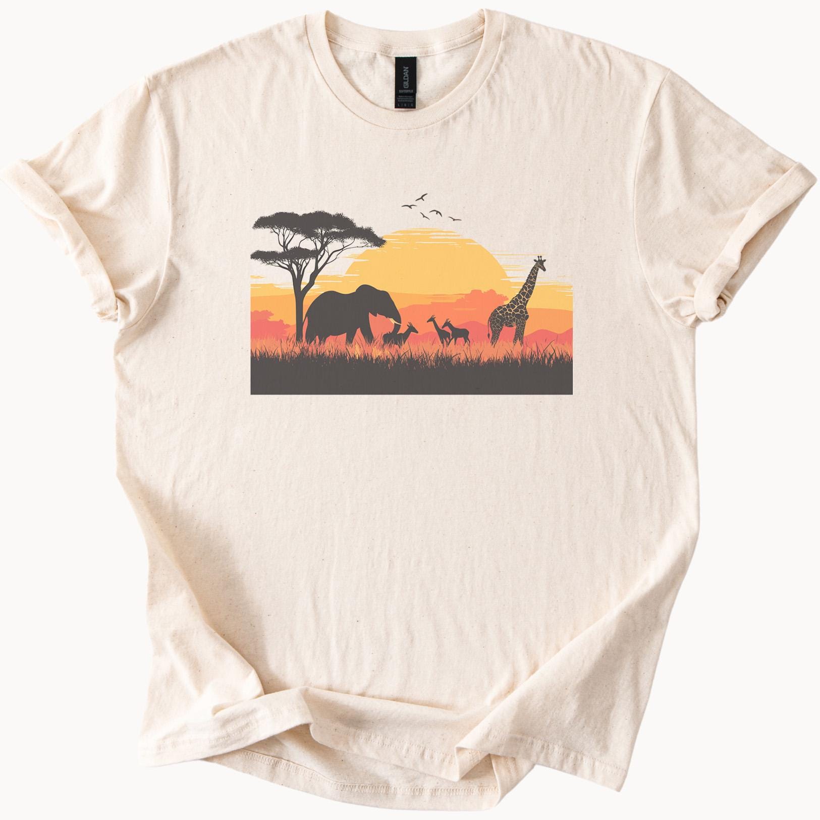 Chemise Vintage Camp Shirt Safari Lion Dimension Taille L Bleu - Occasion Très Bon état