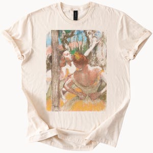 Ballet Dancers Rehearsal Graphic Tee Degas Inspired Art TShirt