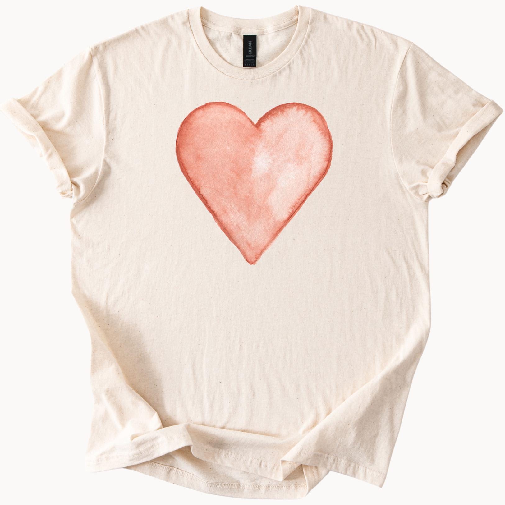 Coral Graphic Tee - Etsy