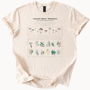 Poisonous Plants T Shirt Botanical Tee Dangerous Flora Graphic Shirt