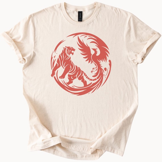 Uverworld 麒麟 t シャツ with phoenix Tiger Phoenix T Shirt