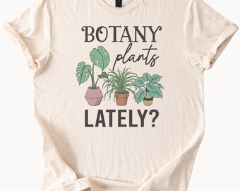 Botanik Pflanzen T-Shirt für Pflanzenliebhaber – Zimmerpflanzen-Grafik