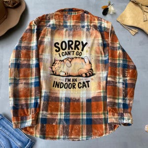 Graphic flannel shirt boho bleached flannel aesthetic festival shirt unique western shirt artsy country flannel