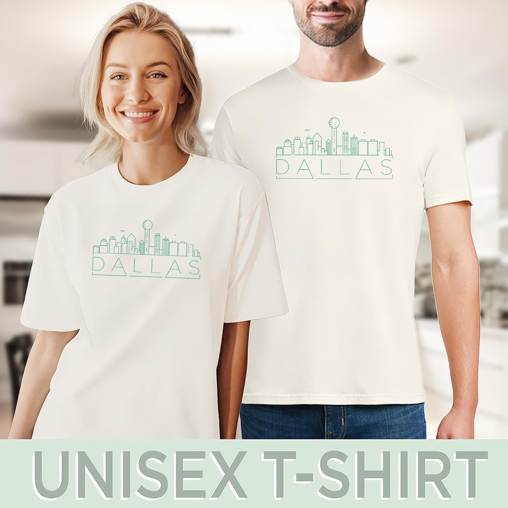 Buy Dallas Skyline Graphic T Shirt Modern City Outline Texas Tee