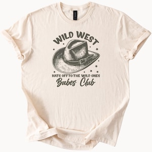 Wild West Babes Club-T-shirt Petje af voor West-shirt met grafische print van To The Wild Ones