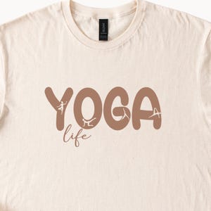 Yoga Life TShirt Zen Meditation Namaste Tee Yogi Gift Spiritual Clothing Workout Top Relax Fit Shirt