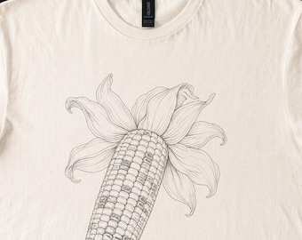 Heirloom Corn Cob Naturalist Long Sleeve Tee