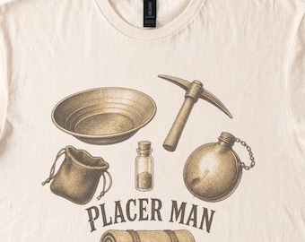 Placer Man Gold Prospector's Kit Circle Tee
