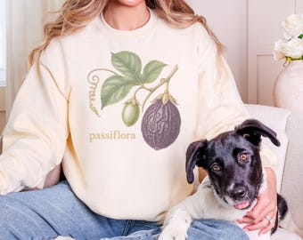 Passiflora Vine Ripening Through Its Full Life Cycle Sweatshirt