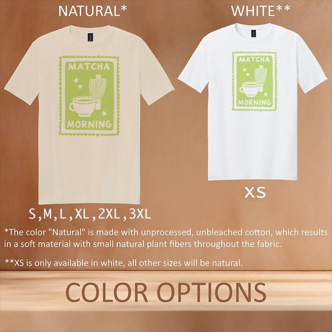 抹茶モーニング グラフィックTシャツ レトロ ライムグリーン 手描き風T