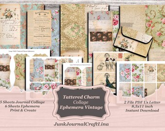 JunkJournalCraftLina - Etsy