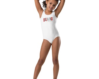 Baliveno Kids One-Piece Swimsuit, Printed Swimsuit, Baliveno Fashion, Polyester Swimwear, Beachwear,